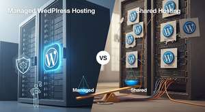 managed wordpress hosting vs shared hosting comparison for beginners