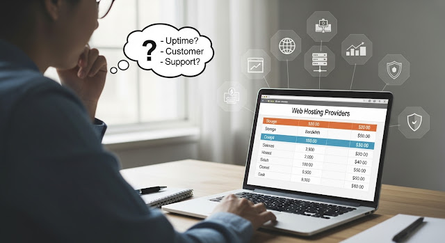 how to choose the best web hosting for website beginners guide with features comparison